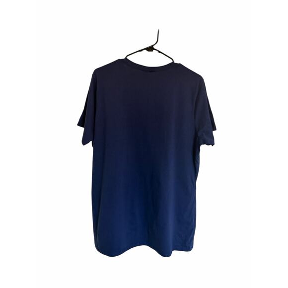 Port & Company Women's XL Blue School Bus Driver Short Sleeve Crew Neck T-Shirt - Picture 5 of 11